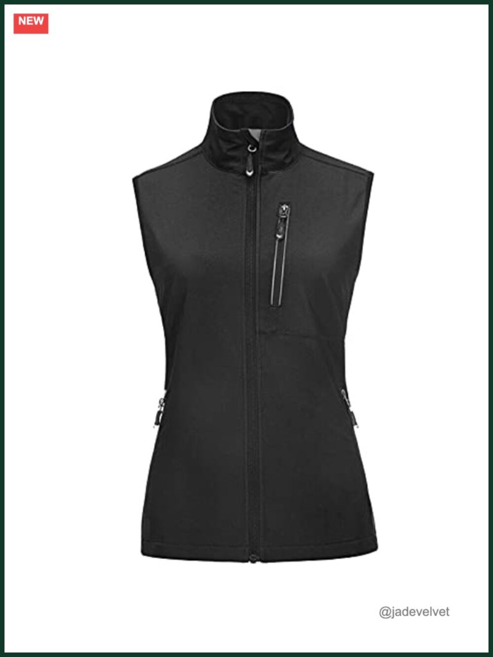 Women's Lightweight Running Vest Windproof Sleeveless Jacket 6 Pockets